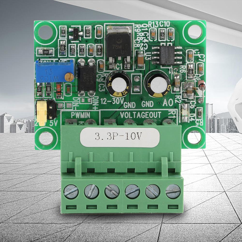 3.3V PWM Signal to 0 10V Voltage Converter D A Digital Analog PLC Module