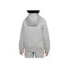 Nike Sportswear Club Fashion Comfortable Soft Casual Jacket Kids Jacket Dark-Gray White BV3699-063