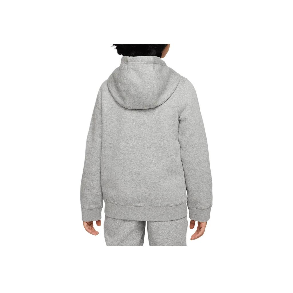 Nike Sportswear Club Fashion Comfortable Soft Casual Jacket Kids Jacket Dark-Gray White BV3699-063