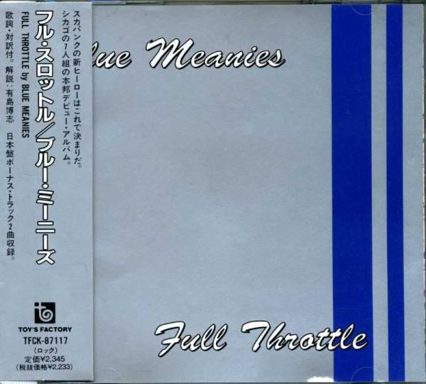 

CD BLUE MEANIES - Full Throttle TFCK87117PROMO Toy s Factory 1997 Japan Rock Used
