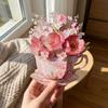 Papierblumen Teetasse Grußkarte Überraschungsgeschenke 3D Pop-Up Blumenstraußkarte Muttertag