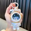 Luminous Night Light Keychain with Cute Doll Pendant - Car Key Chain Ornament Gift
