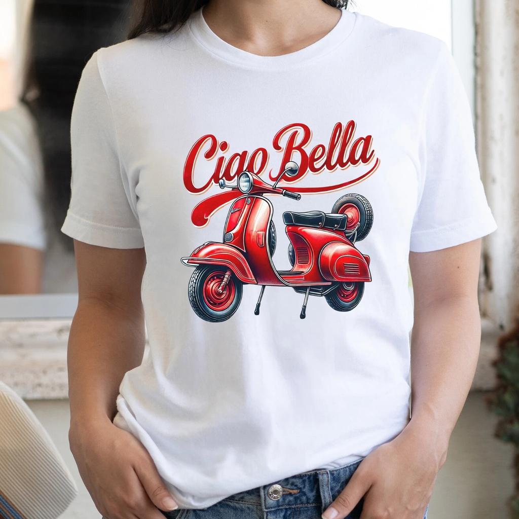 Ciao Bella T-shirt, Italian Style Tee, Italian Shirt, Italian Trip Souvenir Gift