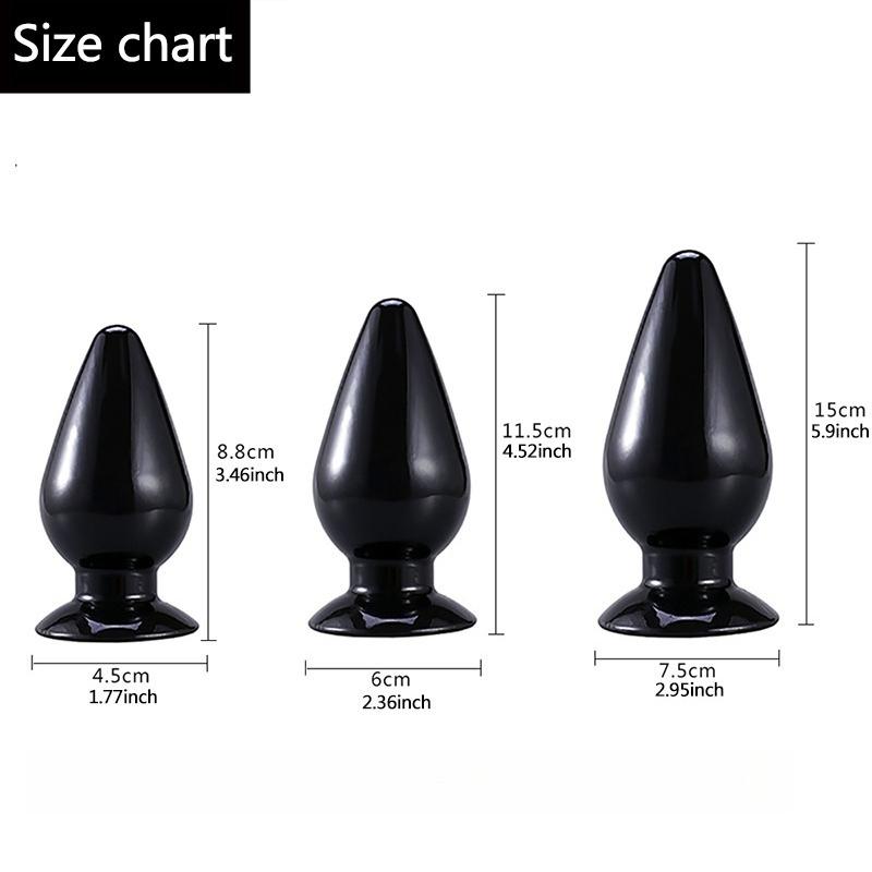Anal Plug Dildo Prostate Massager Vagina Anus Stimulator Trainer Butt Plug Suction Cup Erotic Products Sex Toys for Man Woman