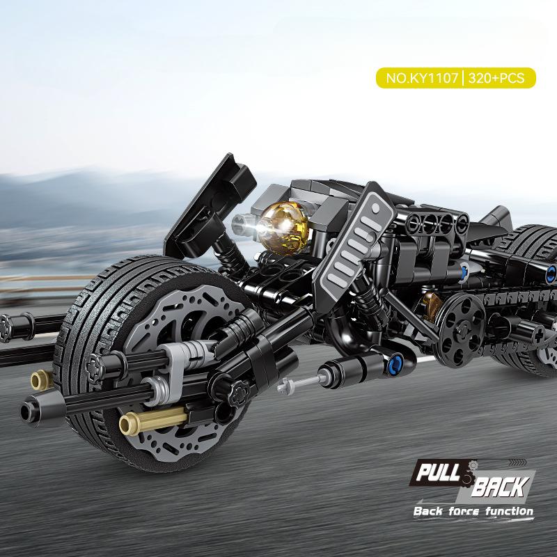 

Іграшка-конструктор KAZI Double Vortex Laser Chariot Battle Car Motorcycle Boy