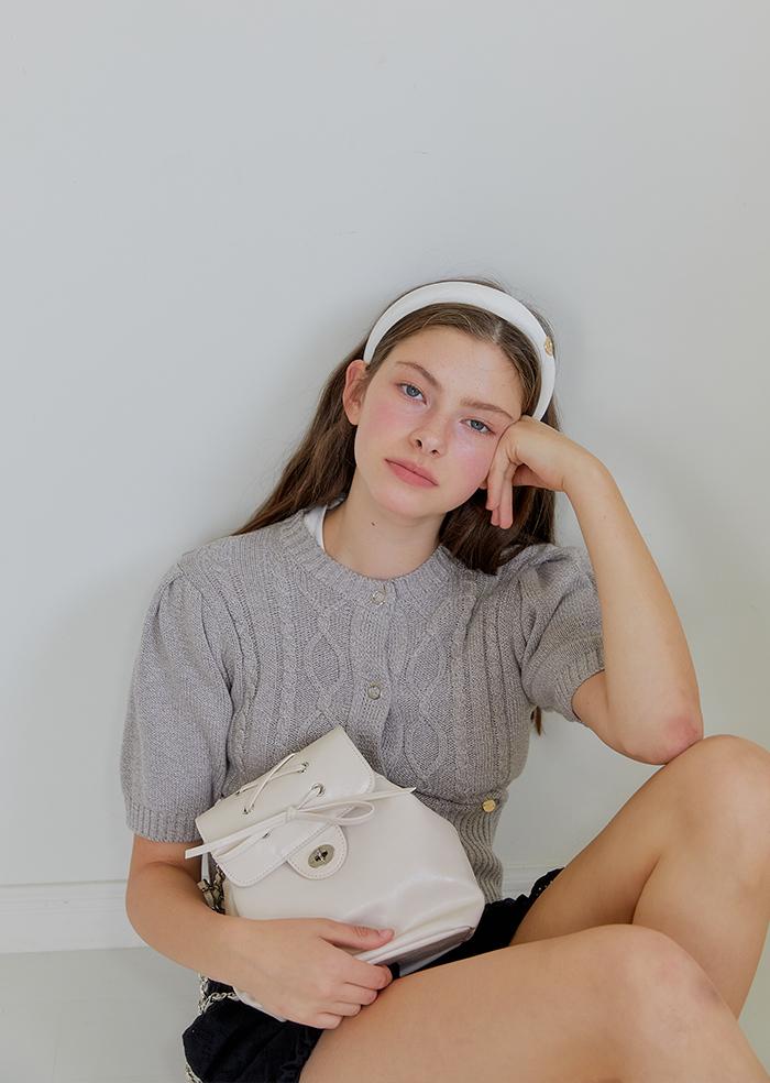 Anoetic Anc Ribbon Classic Backpack_Ivory