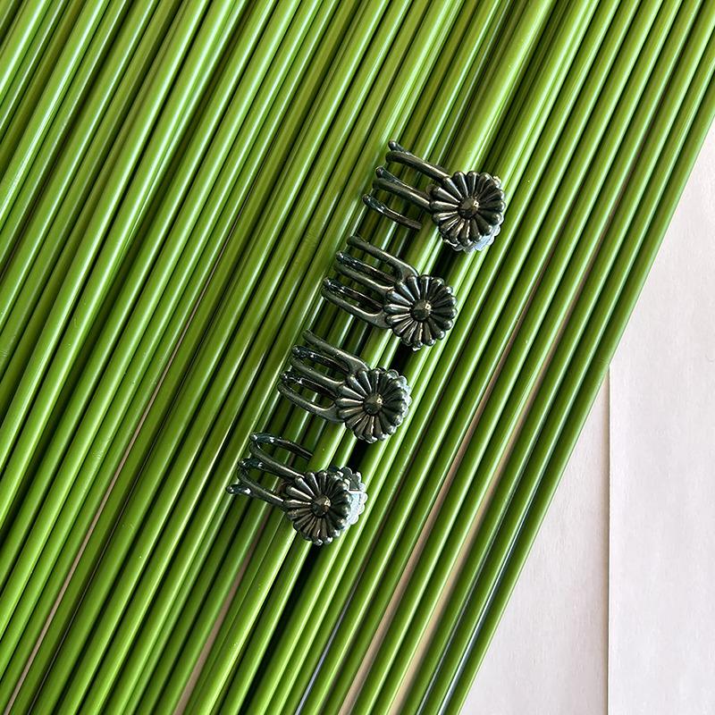 100/200pcs Clips for Garden Plants Plastic Holder Clip for Orchid Stem Plant Holder Clamps for Stem Fruit Vegetable