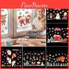 Merry Christmas Wall Stickers Window Glass Decals Home Room Xmas New Decor Year