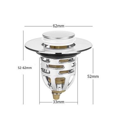 Kitchen Sink Plug Stopper Wash Basin Core Bounce Up Drain Filter Shower Sink Filter Plug Bathroom Bathtub Stopper