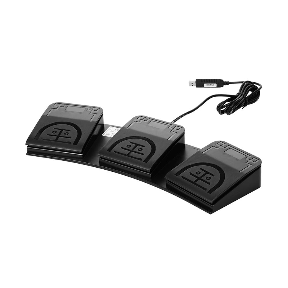 FS2020U1 USB Foot Switch Control Key Customized Computer Keyboard Action Pedal for Medical Devices Instruments