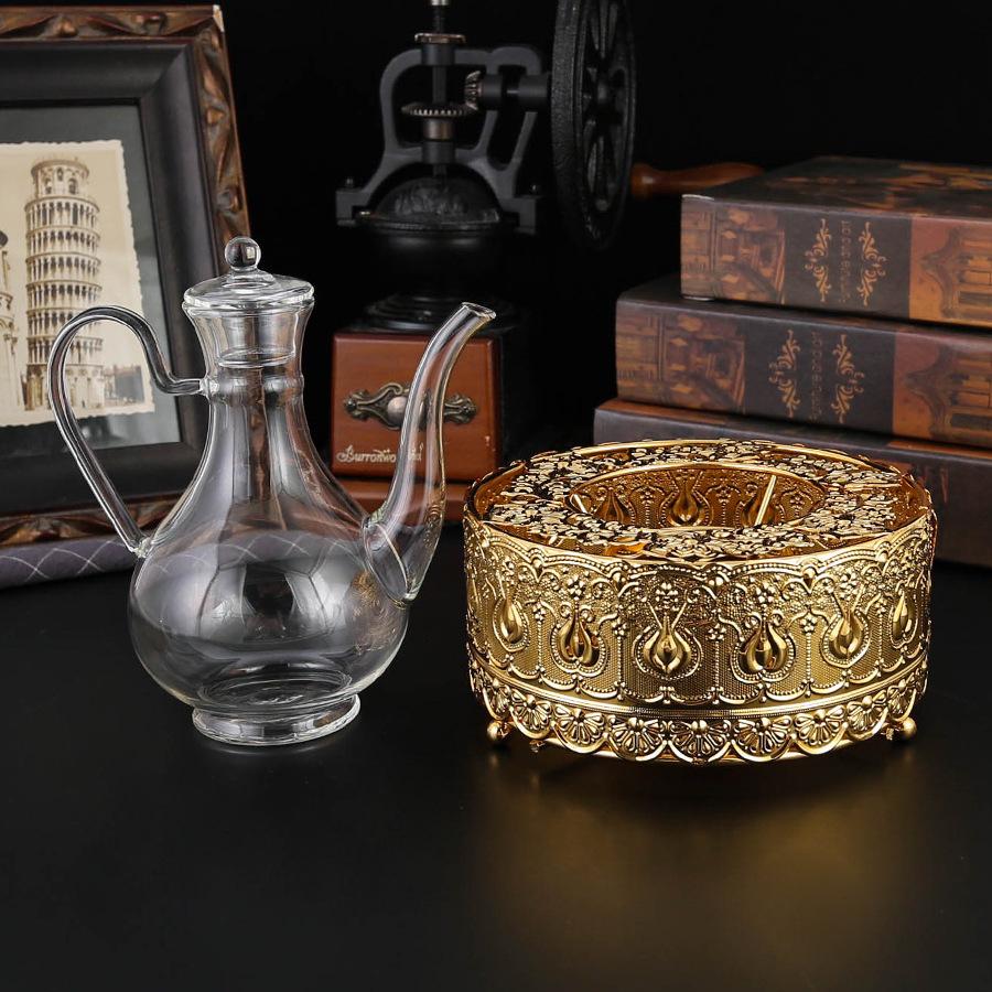 Queimador de tulipa europeu jarra de vinho transparente jarra de vinho antiga jarra de vinho antiga conjunto de vidro sala de estar doméstica