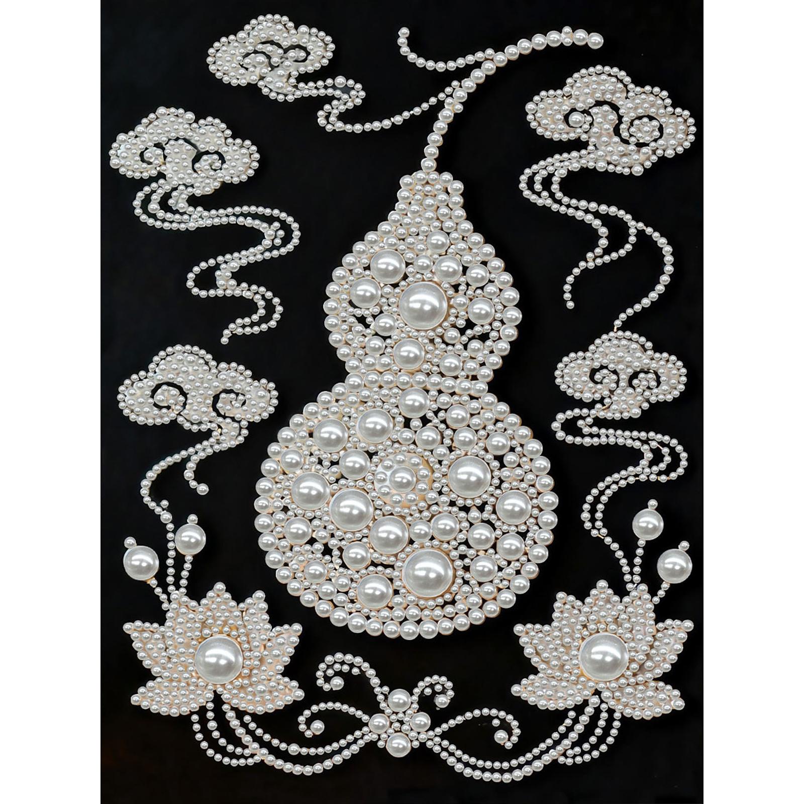 

DIY Pearl Diamond Dots Paintings Picture Arts Craft with Frame 11.81x15.75in for Adults/Beginners Gift Idea Home Wall Decor