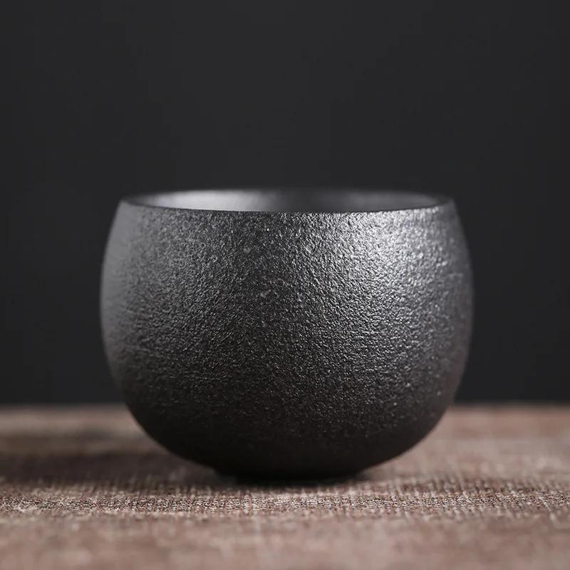Japanese Style Cup Single Cup Tea Appreciation Cup Retro Japanese Style Stoneware Kung Fu Small Tea Cup Ceramic Teacup Mug Bowl