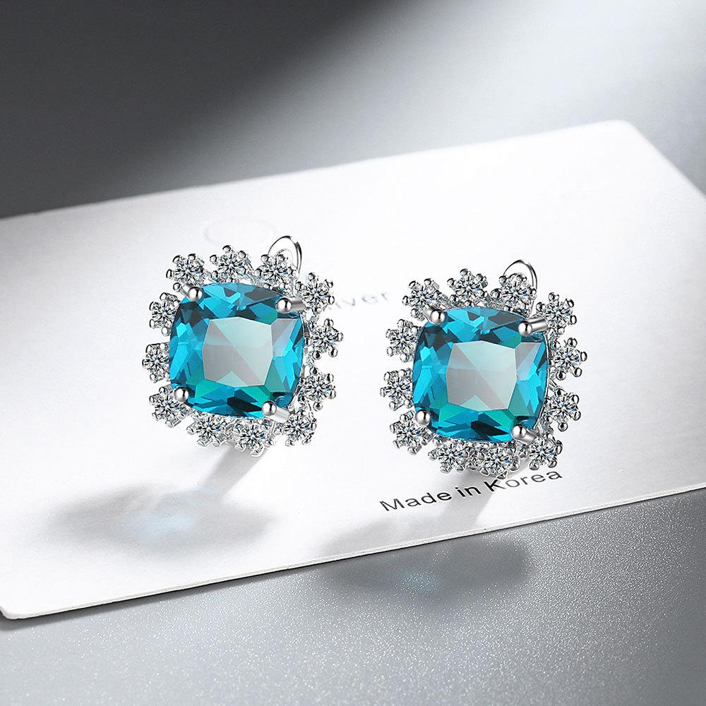 Lindon Fashion Copper Alloy Zircon Jewellery Drop Earrings For Women Wedding Party Gifts