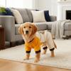 Bear Pattern Dog Jumpsuit Color Block Four Legged Clothes Cartoon Dog Warm Pajamas  Outdoor