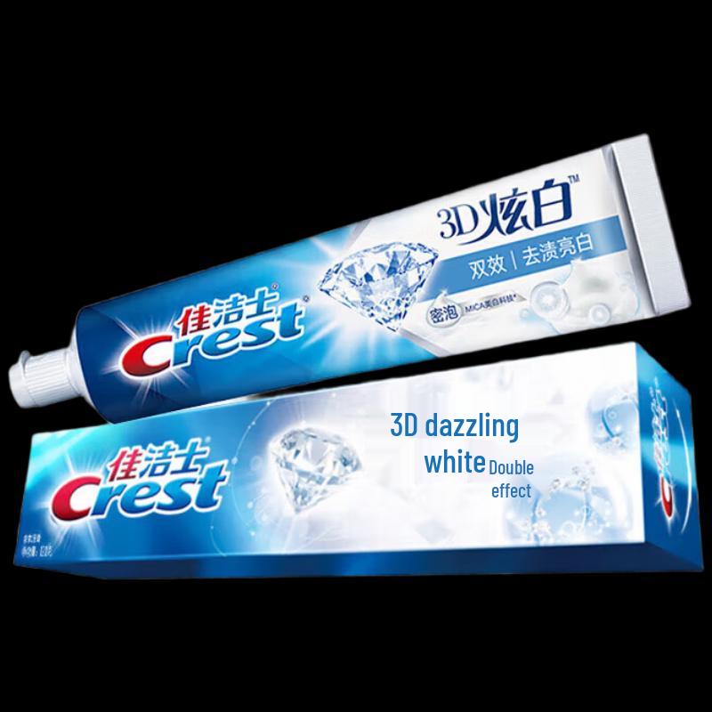 Crest 3D White Dual Effect Toothpaste 120g
