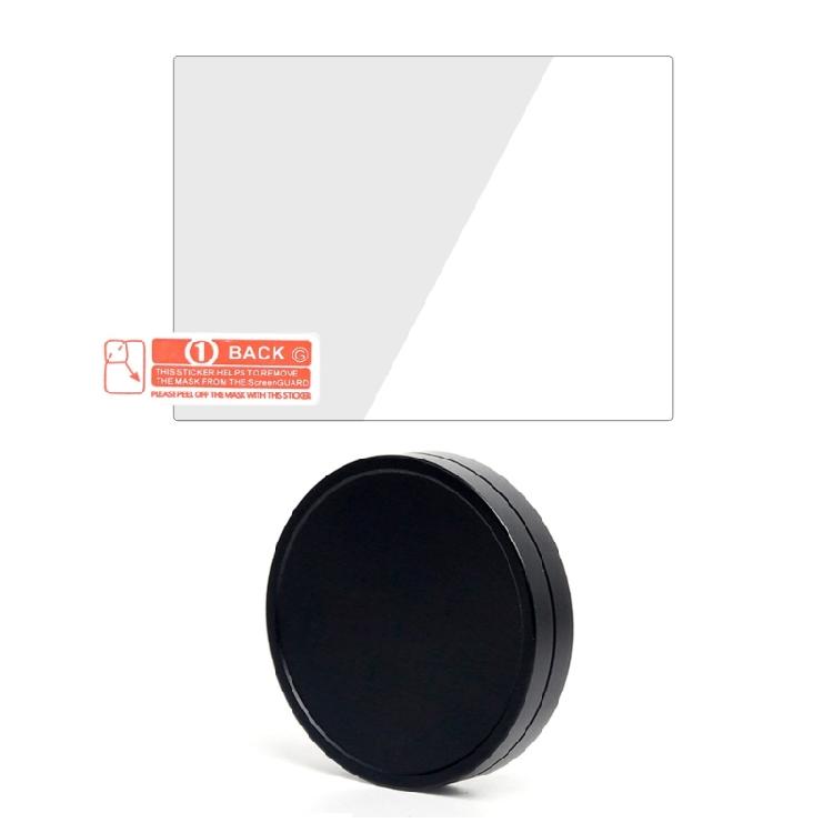 Aluminum Lens Caps Toughened Tempered Glass Film for Evo Camera Accurate Fit