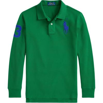 Polo Big Pony Langarm-Poloshirt Kinder Oberteile Marineblau 323703636-047