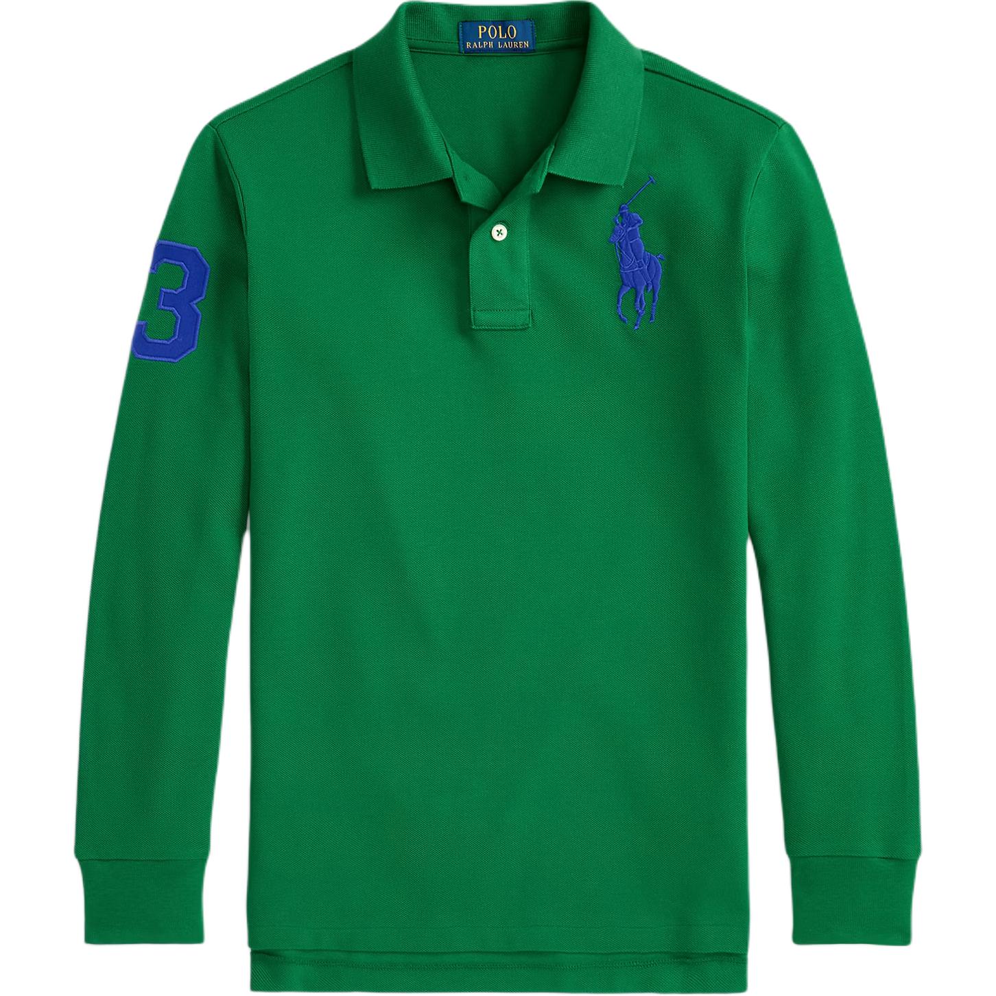 

Polo Ralph Lauren Big Pony Long Sleeve Polo Shirt Kids tops Navy 323703636-047 M
