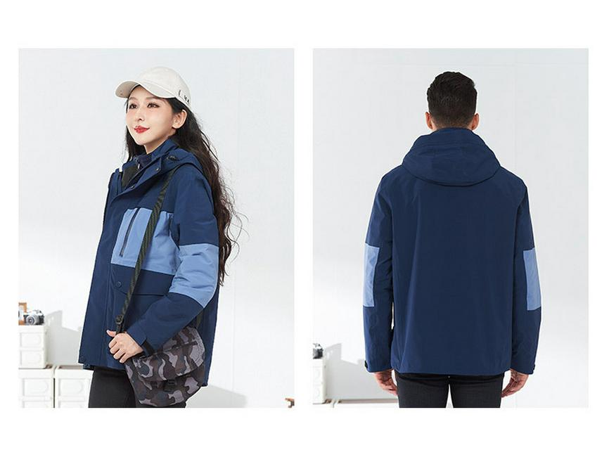 2025 Unisex Windproof & Waterproof 3-in-1 Outdoor Jacket with Detachable Liner