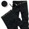 Men's Winter Fleece Multi-Pocket Casual Overalls