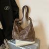 Mote stor kapasitet veske dame 2025 høst og vinter ny skulderveske enkel myk pendler messenger puteveske