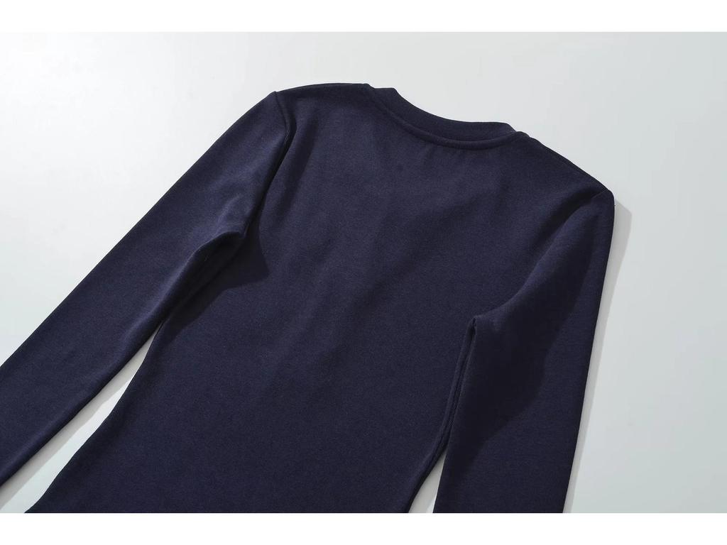 2025 Slim-Fit Women's Spicy Henley Long-Sleeve T-Shirt – Versatile, Flattering Base Layer