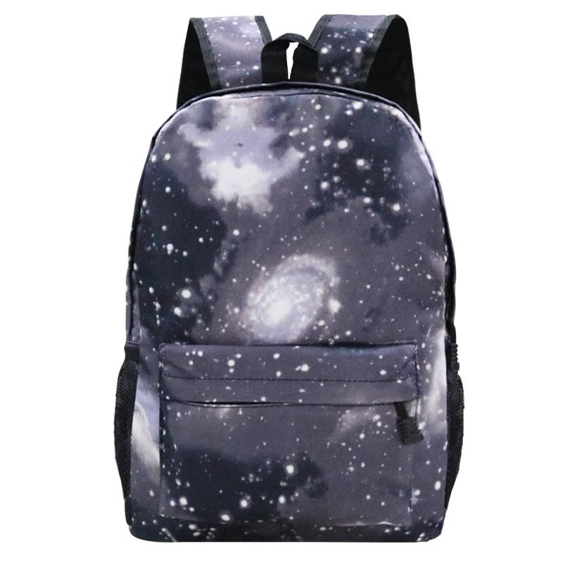 Youth multi-color backpack student schoolbag to print outdoor travel bag blank