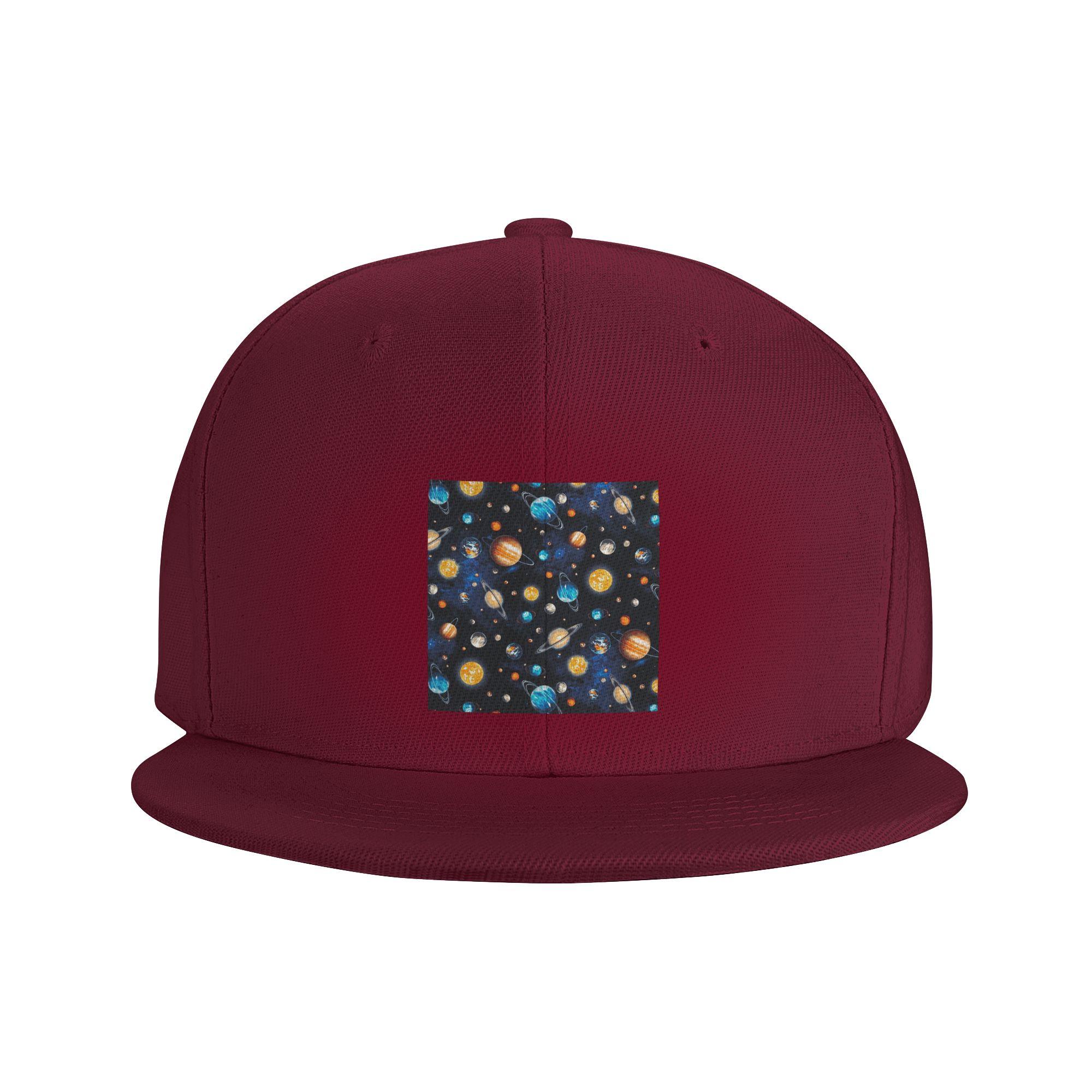 Solar System Space Planets Universe Baseball Caps Snapback Fashion Baseball Hats Casual Casquette Outdoor for Unisexs And Womens One Size