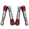 1/4" Screwdriver Bits Red Head Magnet Driver Hex Shank With Magnetizer Cross Magnetic Bit Hand Electric Screw Tool Accessories