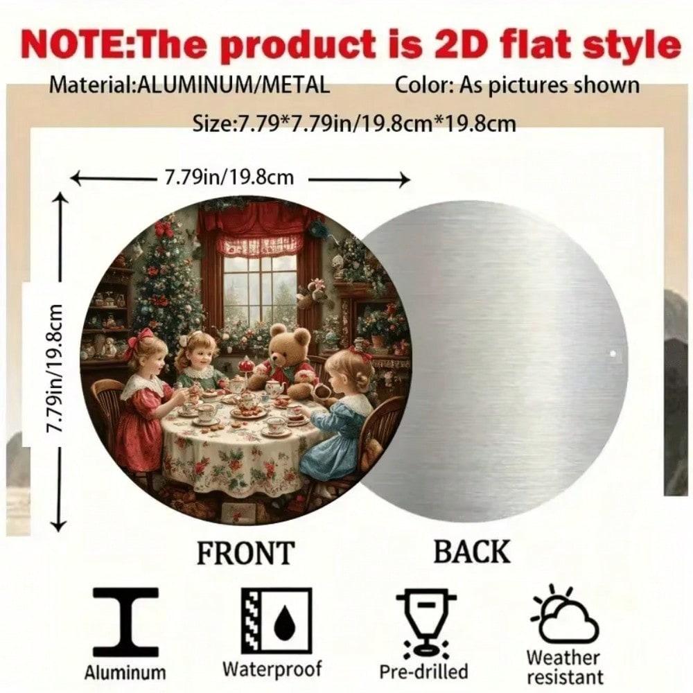 Tea Party Metal Wall Art Birthday Anniversary Wedding Home Office Decor