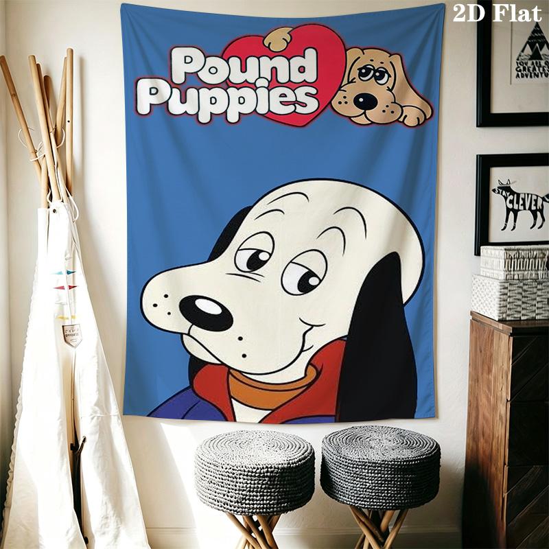Pound Puppies Pattern Home Decor Tapestry, Wall Hanging, Decorative RV Wall Cloth.MGT0918176