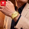 OLEVS 2712 Luxury Man Watches Fashion Business Square Quartz Watch For Men Waterproof Luminous Watches For Man Clock Reloj