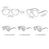 Fashion Pochromic Sunglasses Men Women Color Changing Sun Glasses Anti Glare Driving Eyeglasses UV400 Pilot Style