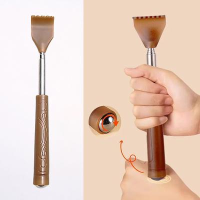 Back Extendable Scratcher Stainless Steel Telescopic Scratching Massager Extendable Telescoping Anti-Itch Tool Relax Back Claw