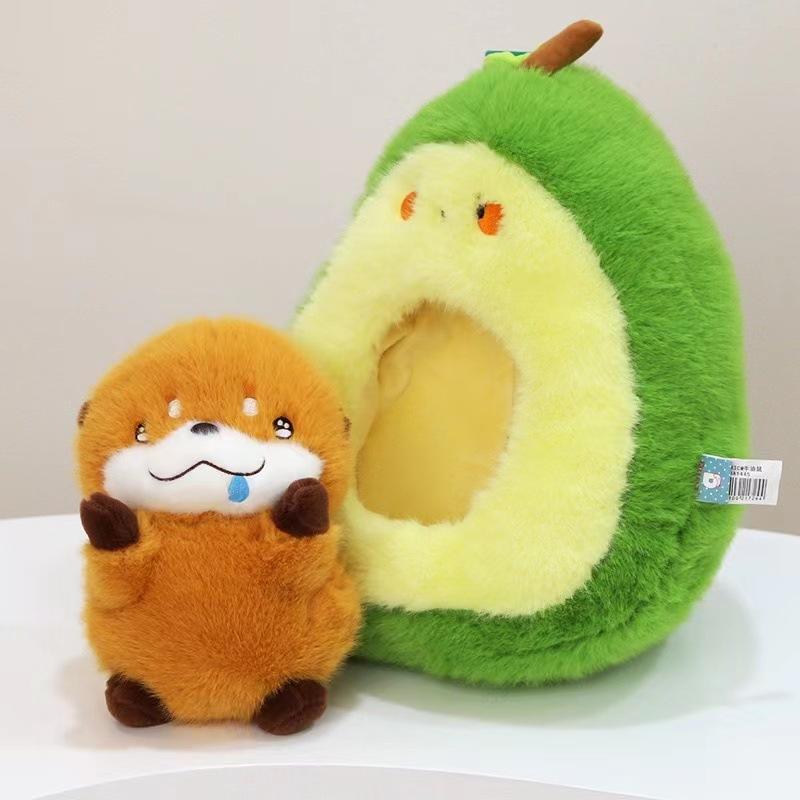 

Strange Capybara Doll Plush Toy Removable Doll Pillow Girls Sleeping Doll Cute Birthday Gift 30cm