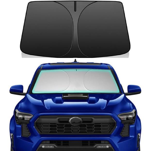 Windshield Sun Shade for -2025 Chevrolet/Chevy Blazer 240T Double-Layer Foldable Car Front Window Sunshade Accessories 240 T Sun Visor Protector