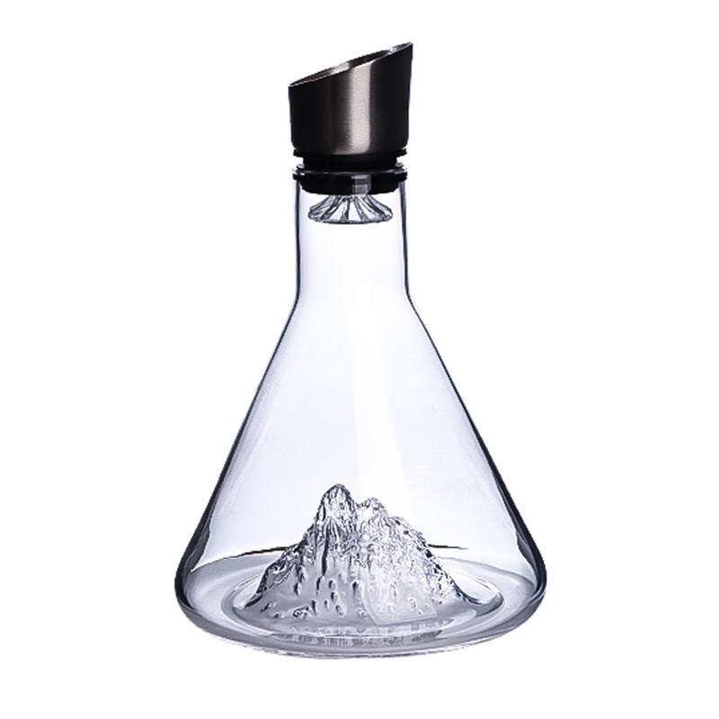 Iceberg Crystal Glass Wine Decanter