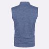 Mens Slim Fit Knit Fleece Zip Up Vest With Pockets