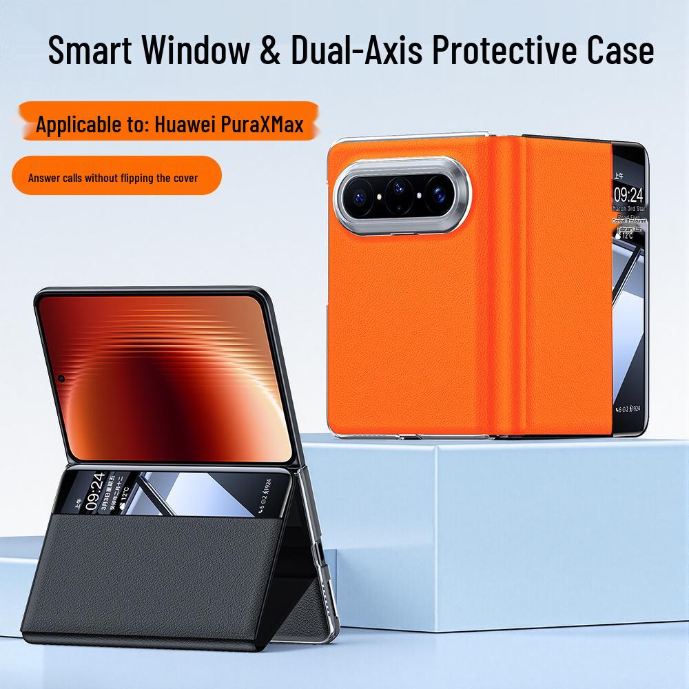 Huawei PuraXMax Collector's Edition Leather Flip Stand Phone Case