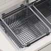 304 Stainless Steel Kitchen Sink Drain Basket with Chopstick Holder