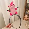 New Cartoon Capybara Hairband Funny Plush Doll Headbands Hairstyle Fixing Tool Headwear Headband for Women Girl Hair Accessories