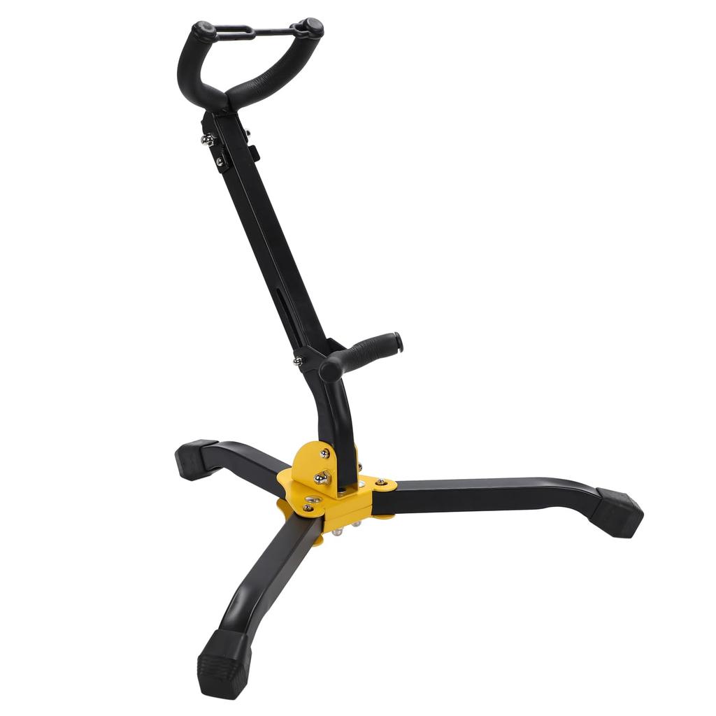 Nakira Saxophone Stand X Tenor/Alto (Black Yellow)