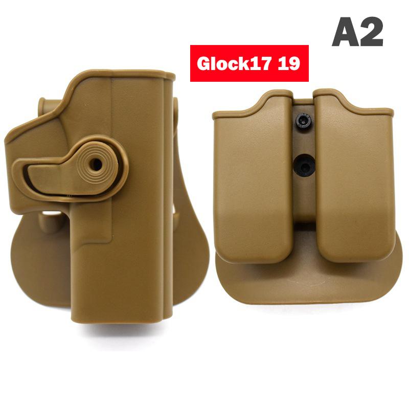 Étui Tactique Tirage Rapide Pour Glock 17/19/22/23/31 – Main Droite – Ceinture