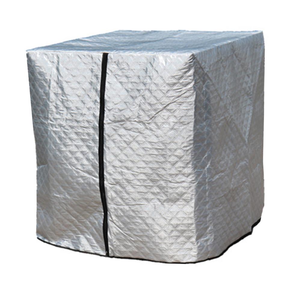 1000L IBC Tank Thermal Insulation Cover with Frost Protection and UV Resistant Coating for Harsh Weather Conditions серебряный