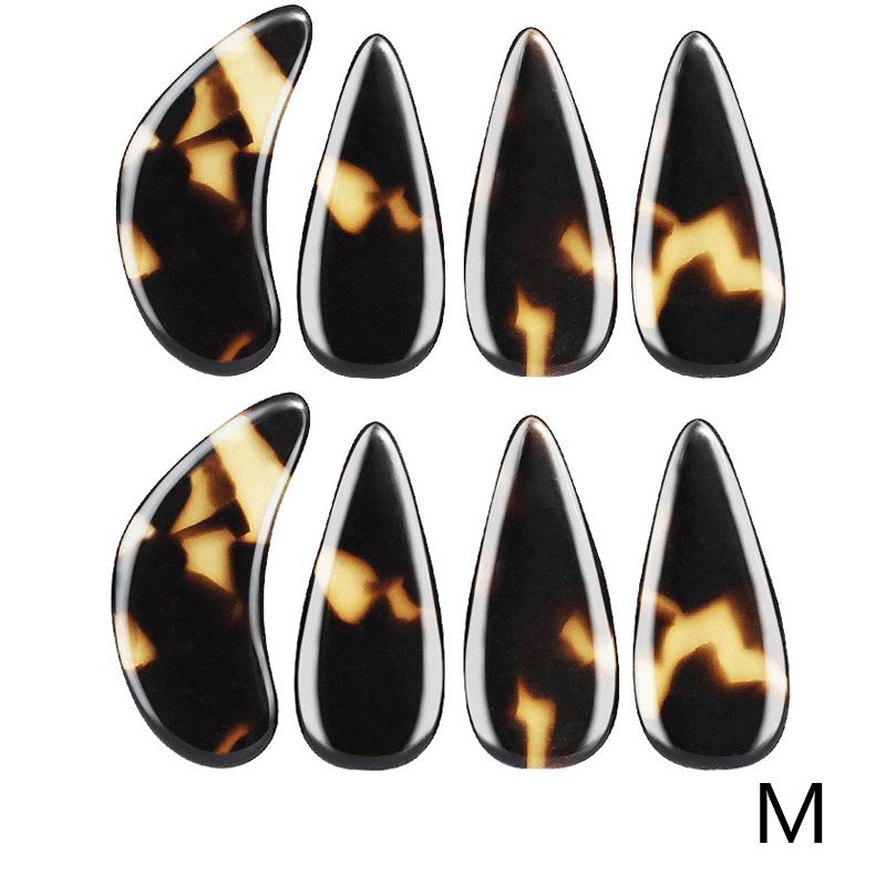 Chinese Zither Nail Covers Practical Musical Plectrum 8pcs Guzheng Finger Picks Classical Stringed Instrument Accessories