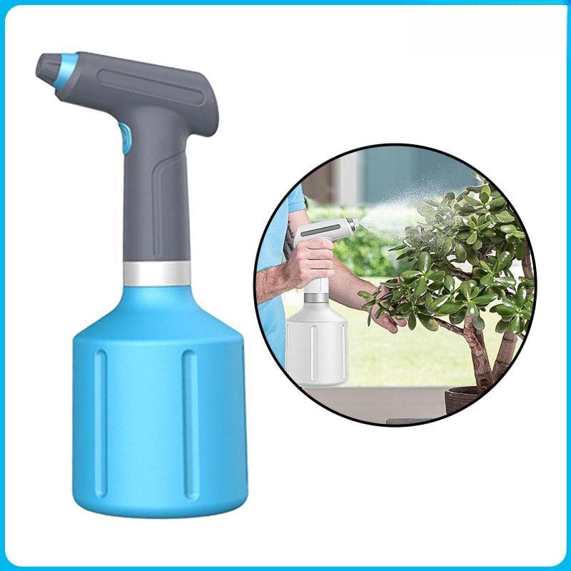 Adjustable Spout Electric Plant Spray Bottle Indoor Handheld Watering Can Cleaning Sprayer Portable Garden Auto Sprinkler