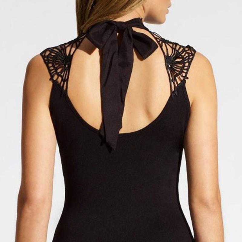 Buy Women Sleeveless Backless Lace High 