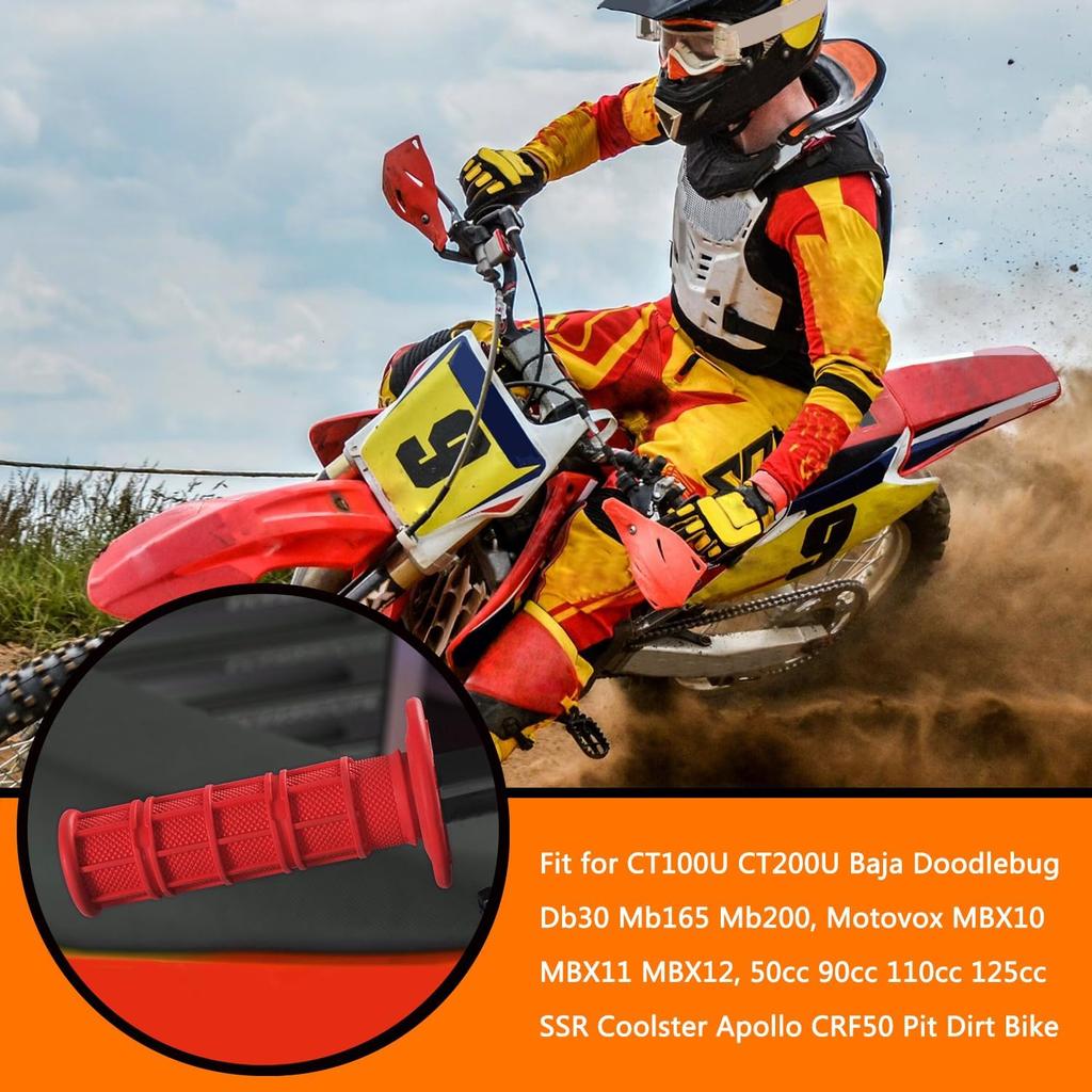 22Mm 7/8 Throttle Handle Grips Cable Clamp On Off Switch For Coleman CT100U CT200U Baja Doodlebug Db30 Mb165 Mb200 50Cc 90Cc 110Cc 125Cc SSR Coolster