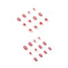 Wearing Nail Rose Pink Butterfly Temperament Short Nail Art Whitening False Nail Nail Art Patch Removable Nail Film